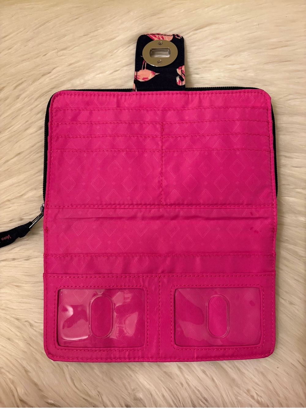 Vera Bradley Flamingo Wallet - Picture 7 of 7